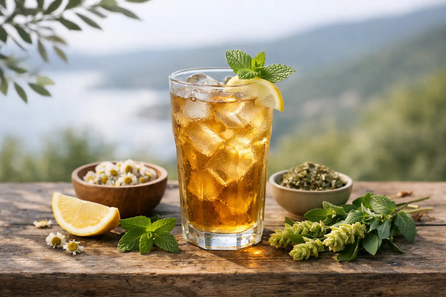 Κρύο τσάι με ελληνικά βότανα και αληθινή γεύση